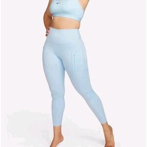 Nike Go Women's Dri-Fit Firm-Support High-Waisted 7/8 Leggings with Pockets XSm
